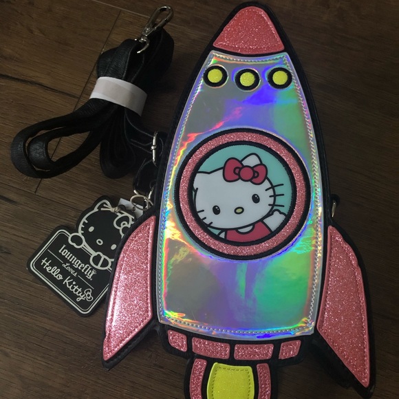 Hello Kitty Handbags - ONE LEFT! HELLO KITTY (Loungefly)-NWT Rocket Bag